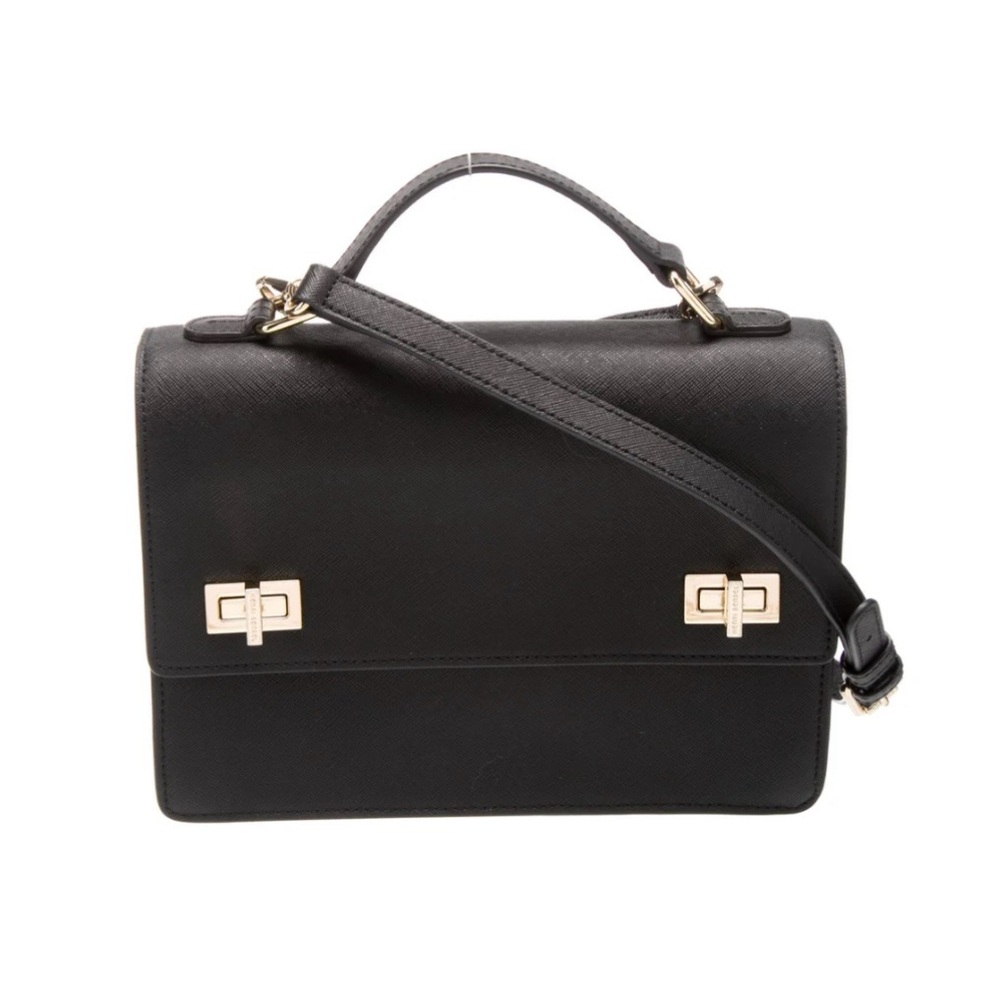 Henri Bendel Black Leather Crossbody